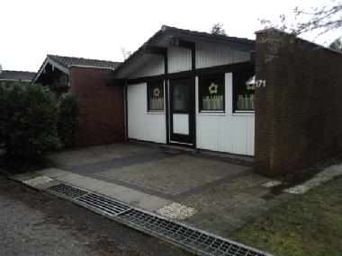 Vorderansicht des Hauses