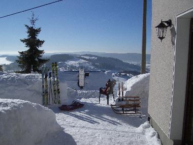 Traumhafter Talblick der Ferienwohnungen