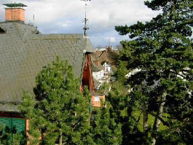 Blick vom Balkon