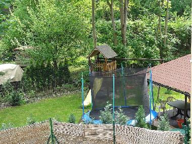 Blick vom Balkon XXL - Garten