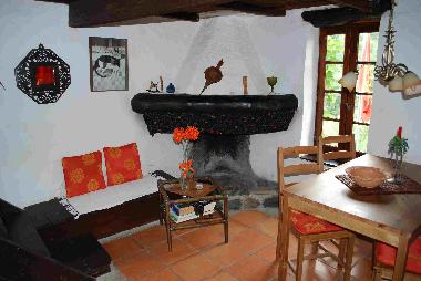 offener Kamin im G�stehaus