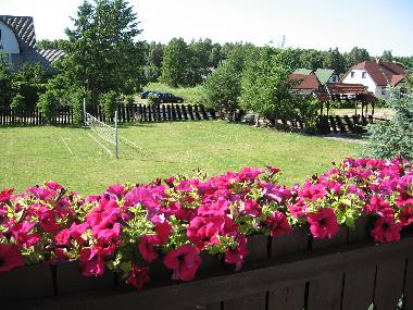 Volleyballplatz im Garten