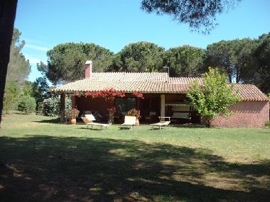 Auenansicht mit Garten