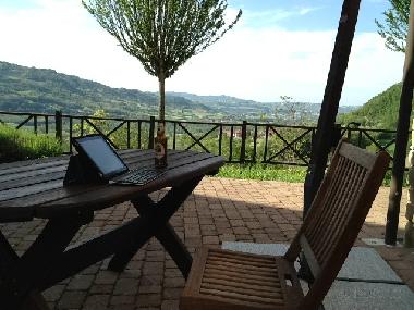 Wifi im ganzen Areal / Blick ins Erro-Tal