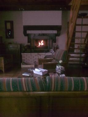 Wohnbereich vom Essplatz aus gesehen