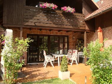 Ferienhaus Ostsee mit Terrasse und Balkon