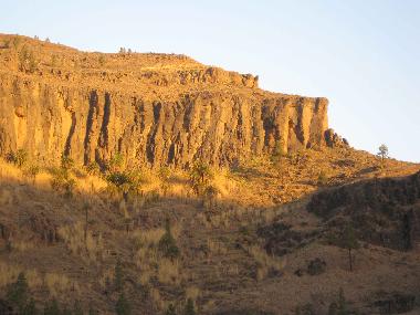 Abendrot im Tal der tausend Palmen