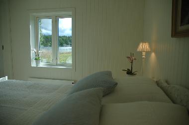 Schlafzimmer-Fenster Blick Richtung Westen