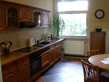 K�che mit Blick in den Hof