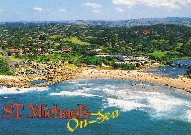 St Michaels Beach in der Hochsaison.