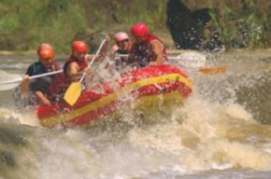 Rafting im Oribi Gorge Nature Reserve.