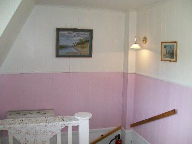 Treppenhaus in der oberen Etage