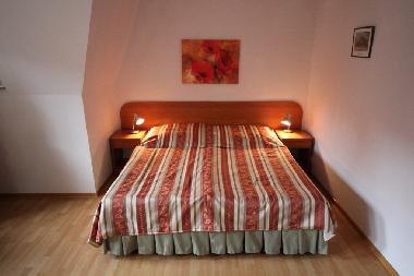 Doppelbett im 2-Personen Appartement