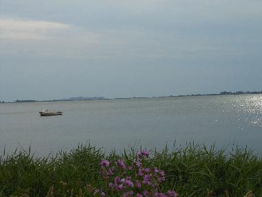 Der Wieker Bodden mit Blick nach Hidddensee