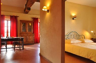 Loft Schlafzimmer und Wohnbereich