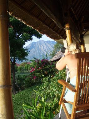 View from Toyabali- Restaurant (Mount Agung)