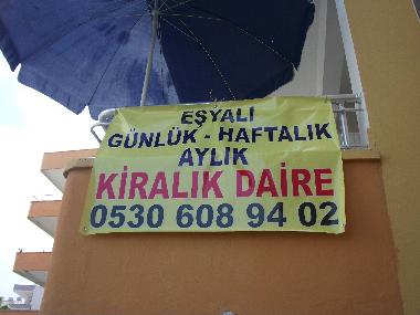 Ferienwohnung in Alanya (Antalya) oder Ferienwohnung oder Ferienhaus