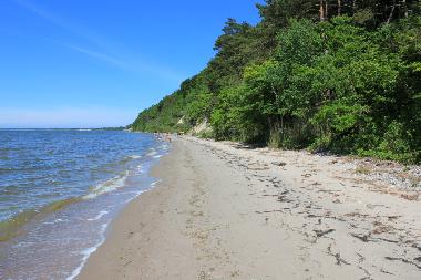 einsamer Naturstrand in Lubitz  
