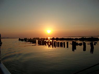 Ein Tag auf dem Wasser geht zu Ende