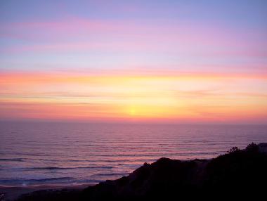  Sonnenuntergang von der Terrasse