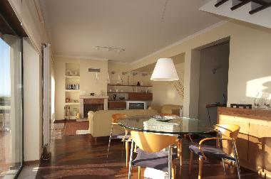 Wohnzimmer mit Blick auf den Atlantik