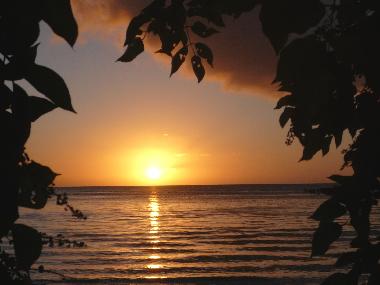 Sonnenuntergang am Strand