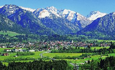 Oberstdorf in den Allguer Alpen