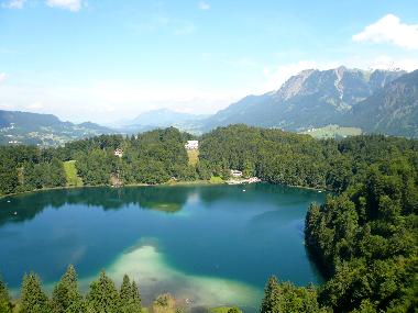 idyllischer Freibergsee Oberstdorf (Badesee)