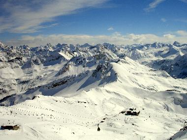 Nebelhorn: Panorama und Skigebiet