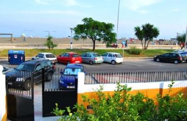 Aussicht auf den Strand und das Meer