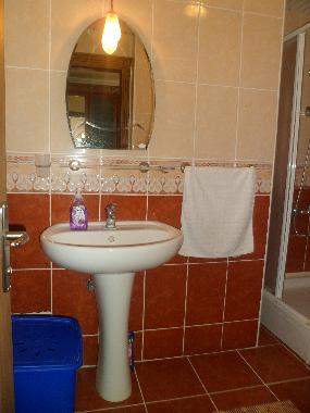 Badezimmer mit Dusche 