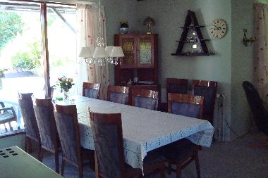 Stue med br�ndeovn