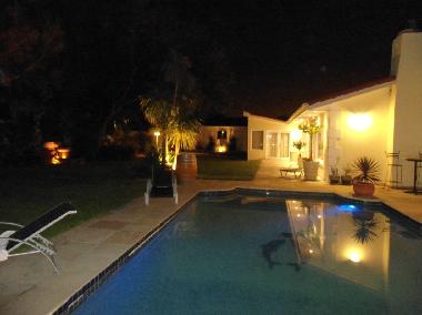 Constantia Cottages - Beleuchtung in der Nacht
