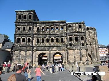 lteste Stadt Deutschlands ist Trier - hier das rmische Stadttor