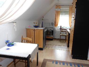 Esszimmer mit K�che