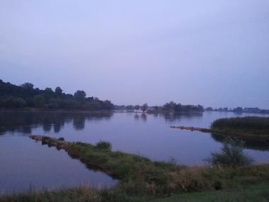 Abendstimmung an der Oder