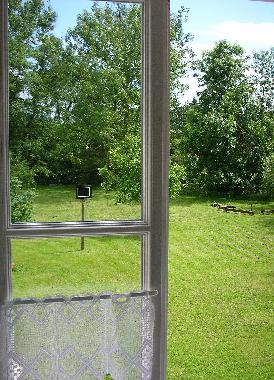 Ausblick zum Spiel- und Grillplatz