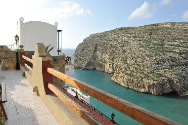 The large balcony to the seaside,with barbeque