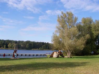 Badestelle am Barniner See