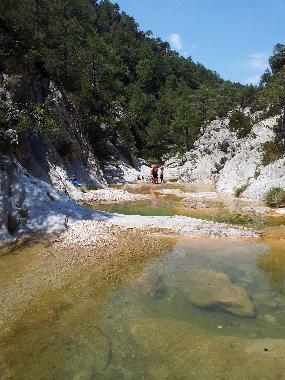 Flu in 5 km Entfernung - wnderschne Fluwanderung durch die Pesqueras