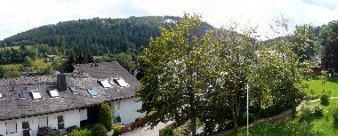 Aussicht vom Balkon