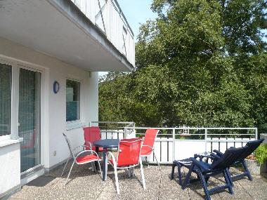 Terrasse direkt am Kurpark