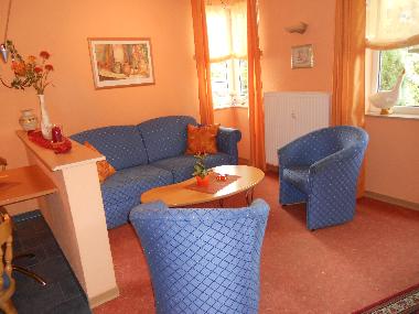 Sitzgruppe mit Schlafcouch