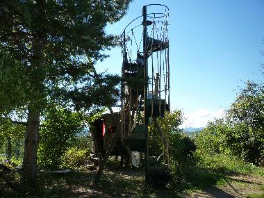 Der Spielplatz befindet sich neben dem Grillplatz