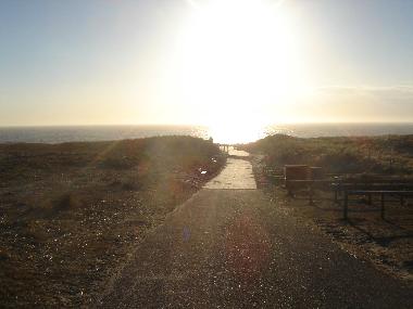 Weg zum Strand