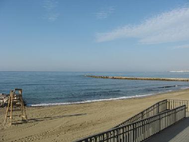 Strand von Marbella, am Paseo Maritimo