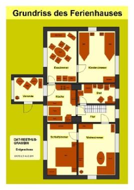 Ferienhaus in Grambin (Vorpommern) oder Ferienwohnung oder Ferienhaus