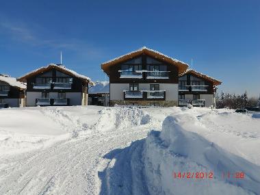 Winter 2012 Zufahrt zu Chamkoria Chalets