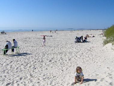 Die Strand hat einen der wei�esten und feinsten Sande der Welt