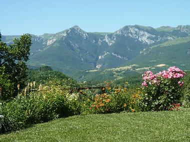 Der Panoramablick der Sibillinischen Bergevon Casa Carotondo